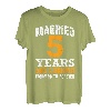 5 Jahre verheiratet 5. Hochzeitstag Holzhochzeit T-Shirt