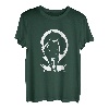 Wolf und Mond Silhouette Wölfe Spruch T-Shirt