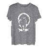 Wolf und Mond Silhouette Wölfe Spruch T-Shirt