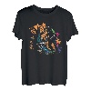 Holzfäller Splash Art Motorsäge Retro Kettensäge Baum Fällen T-Shirt