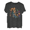 Holzfäller Splash Art Motorsäge Retro Kettensäge Baum Fällen T-Shirt