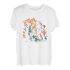 Holzfäller Splash Art Motorsäge Retro Kettensäge Baum Fällen T-Shirt