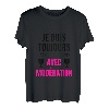 Ich holz immer mit Moderation Aperition Humor trinken Getränk T-Shirt