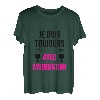 Ich holz immer mit Moderation Aperition Humor trinken Getränk T-Shirt