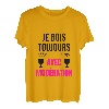 Ich holz immer mit Moderation Aperition Humor trinken Getränk T-Shirt