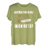 Holz oder Äste? Kettensäge Forstwirt Holzfäller Holz machen T-Shirt