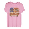 Vintage-Holz-Axt-Wurf, amerikanische Flagge, Grafik T-Shirt