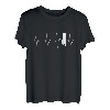 Holzfäller Kettensäge Herzschlag Förster Baum Wald Geschenk T-Shirt
