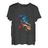 Holzfäller Flammen Motorsäge Retro Kettensäge Baum Fällen T-Shirt