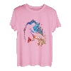 Holzfäller Flammen Motorsäge Retro Kettensäge Baum Fällen T-Shirt