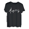 Achterbahn Herzschlag Themenpark Karneval Achterbahn T-Shirt