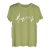 Achterbahn Herzschlag Themenpark Karneval Achterbahn T-Shirt