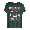 Reichet mir die Kettensäge der König will Holz machen Spruch T-Shirt