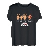 Schreiner Handwerker Schere Stein Papier Kreissäge T-Shirt