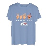Schreiner Handwerker Schere Stein Papier Kreissäge T-Shirt