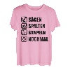 Herren SÄGEN SPALTEN STAPELN Holzfäller T-Shirt Geschenk Forstwirt T-Shirt