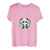 Niedlicher Happy Panda im Wald mit Bambus T-Shirt