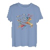 Tischler Hobel Splash Art Handhobel Retro Tischler Werkzeug T-Shirt