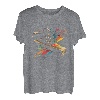 Tischler Hobel Splash Art Handhobel Retro Tischler Werkzeug T-Shirt