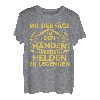 Mit Der Säge In Den Händen Werden Helden Zu Legenden T-Shirt
