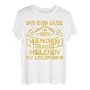Mit Der Säge In Den Händen Werden Helden Zu Legenden T-Shirt