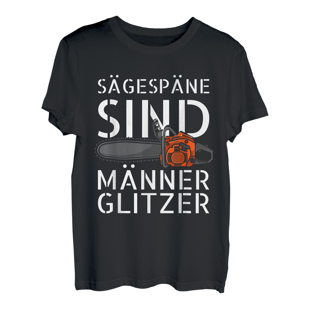 Lustiger Förster Forstwirt Kettensäge Holz Spruch T-Shirt