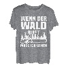 Wenn Der Wald Ruft Muss Ich Gehen | Holz Kettensäge T-Shirt