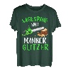 Herren Sägespäne sind Männer glitzer Lustig Vater Geschenk T-Shirt
