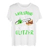 Herren Sägespäne sind Männer glitzer Lustig Vater Geschenk T-Shirt