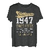 76 JAHRE OLDTIMER 1947 EINZELSTÜCK VINTAGE 76. GEBURTSTAG T-Shirt