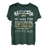 Geduld ist was für Anzugträger Handwerker rasten direkt aus T-Shirt