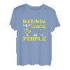 Marimba Instrument Intelligente Menschen Musiker Marschband T-Shirt