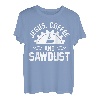 Holzbearbeitung Schreinerei Jesus Kaffee & Sägemehl T-Shirt