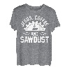 Holzbearbeitung Schreinerei Jesus Kaffee & Sägemehl T-Shirt