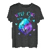 Nur ein Mädchen, das Wölfe liebt - Wolfsliebhaber Galaxie T-Shirt