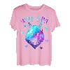 Nur ein Mädchen, das Wölfe liebt - Wolfsliebhaber Galaxie T-Shirt