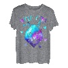 Nur ein Mädchen, das Wölfe liebt - Wolfsliebhaber Galaxie T-Shirt