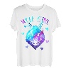 Nur ein Mädchen, das Wölfe liebt - Wolfsliebhaber Galaxie T-Shirt