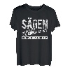Herren Holz machen Motorsäge Kettensäge Wald Baum Motorsäge T-Shirt