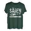 Herren Holz machen Motorsäge Kettensäge Wald Baum Motorsäge T-Shirt