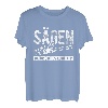 Herren Holz machen Motorsäge Kettensäge Wald Baum Motorsäge T-Shirt