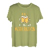Ich holz immer mit Moderation, Humor, Aperio, Bier, Weihnachten Tee T-Shirt