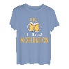 Ich holz immer mit Moderation, Humor, Aperio, Bier, Weihnachten Tee T-Shirt