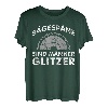 Sägespäne Sind Männer Glitzer Holzfäller Holz Forst Geschenk T-Shirt