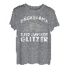 Sägespäne Sind Männer Glitzer Holzfäller Holz Forst Geschenk T-Shirt