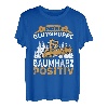 Herren MEINE BLUTGRUPPE BAUMHARZ POSITIV Forstwirt Holzfäller T-Shirt