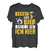 Kegeln und Bier Kegler Sportkegler Kegel T-Shirt
