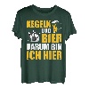 Kegeln und Bier Kegler Sportkegler Kegel T-Shirt