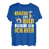 Kegeln und Bier Kegler Sportkegler Kegel T-Shirt
