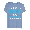 It's A Woods Thing Nachname Lustiges Team Familie Nachname Woods T-Shirt